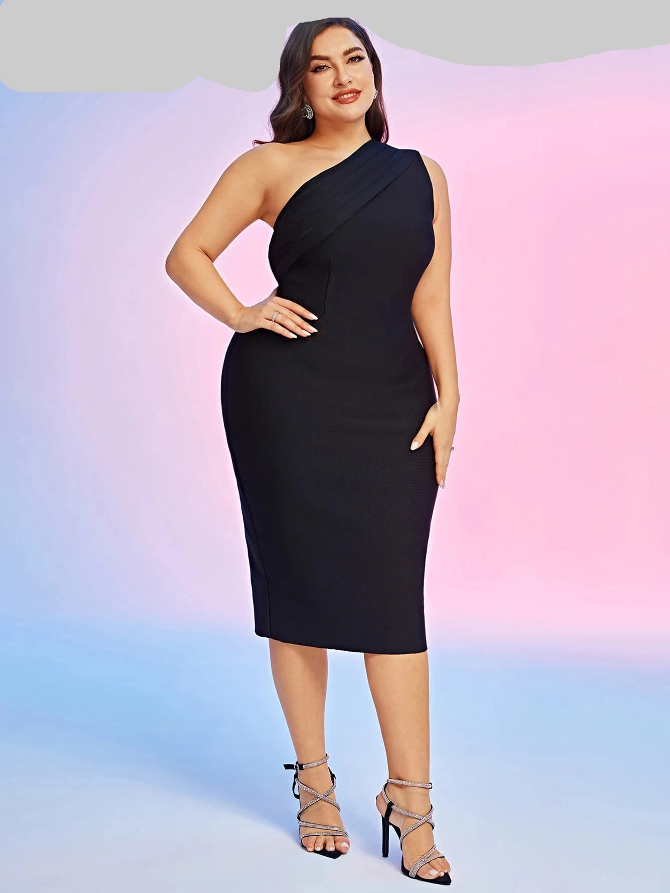 Robe Bandage Noire D'été - deslyshopping