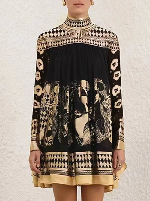 Robe de Soirée Coupe Trapèze - deslyshopping