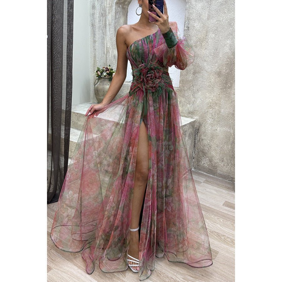 Robe d'été à épaules dénudées - deslyshopping