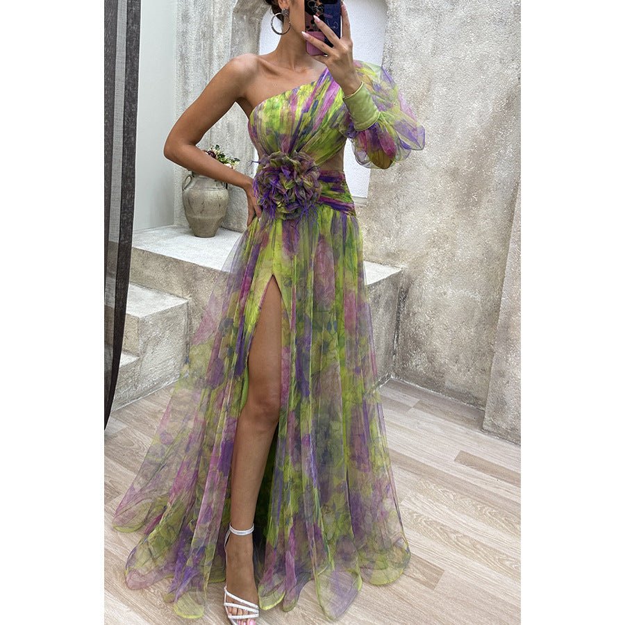Robe d'été à épaules dénudées - deslyshopping
