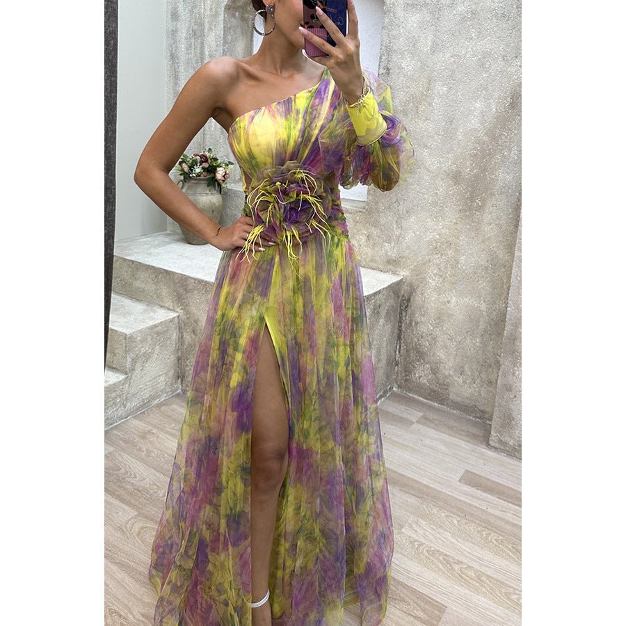 Robe d'été à épaules dénudées - deslyshopping