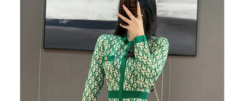 Robe imprimée chic automne - deslyshopping