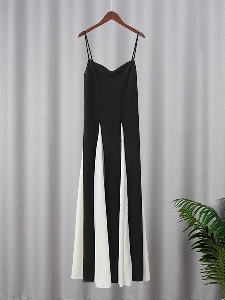 Robe longue élégante à bretelles - deslyshopping