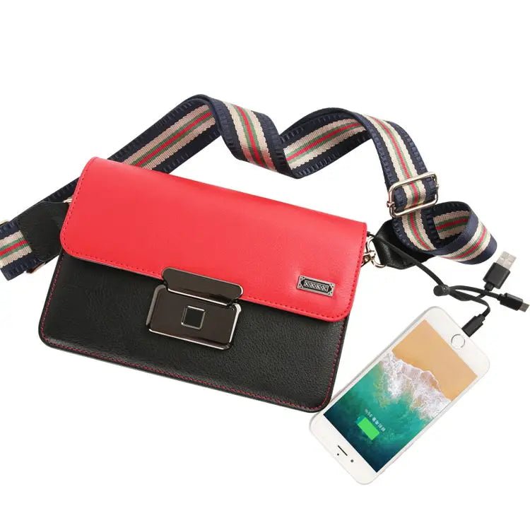 👜 Sac à Main en Cuir avec Serrure Empreinte Digitale - deslyshopping