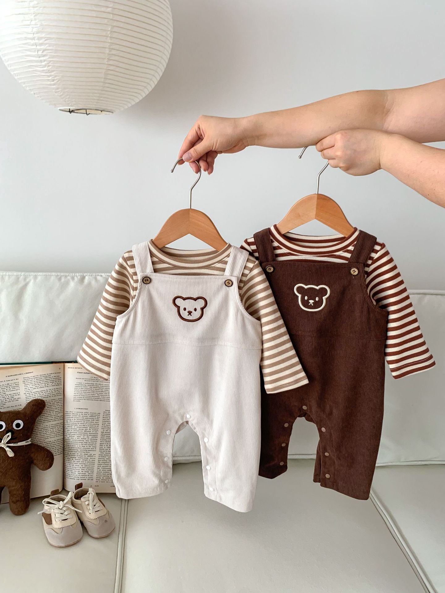 đ» Salopette en Velours CĂŽtelĂ© Unisexe pour BĂ©bĂ© & Enfant - deslyshopping