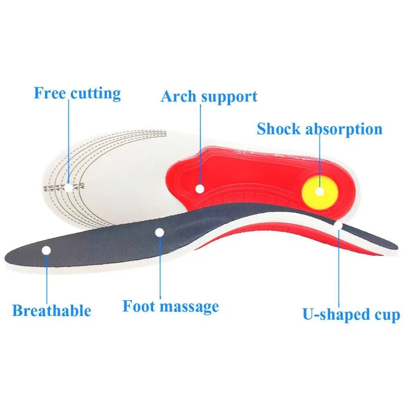 Semelles Orthopédiques de Sport Antibactériennes - deslyshopping
