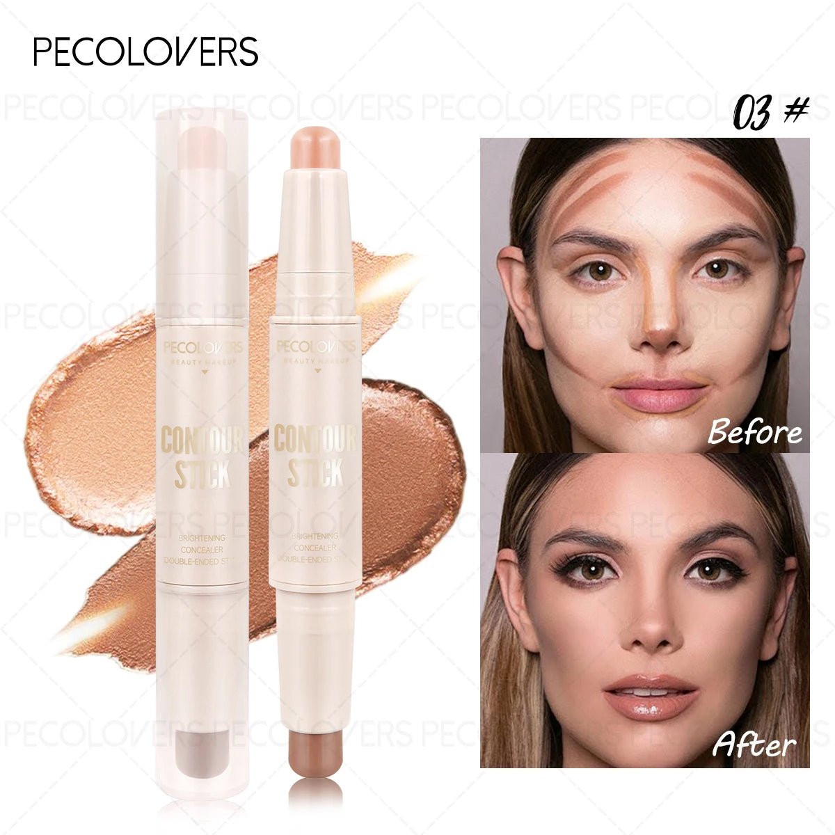 Stick Illuminateur & Contouring Visage – Effet 3D Naturel - deslyshopping