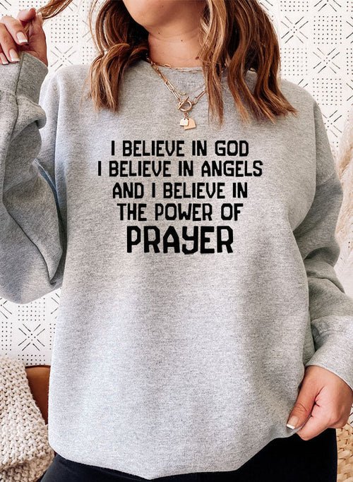 Sweat à capuche "Je crois en Dieu - deslyshopping