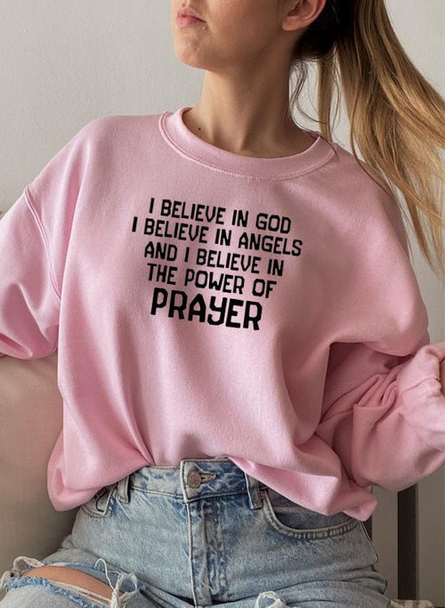 Sweat à capuche "Je crois en Dieu - deslyshopping
