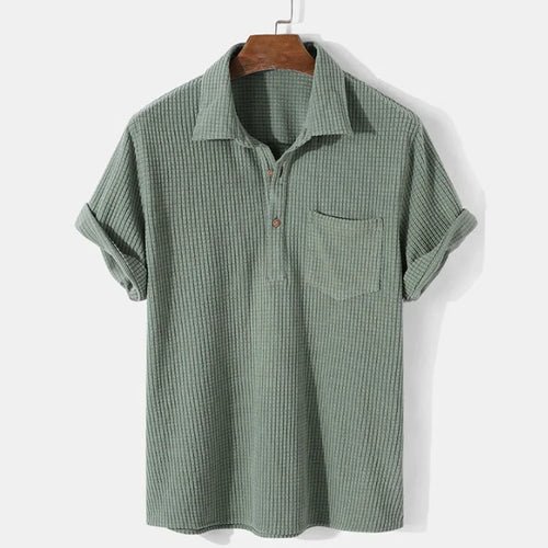 👕 T-shirt à Manches Courtes et Col Polo - deslyshopping
