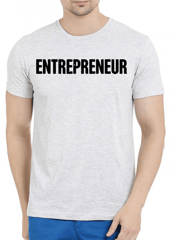 T-shirt Entrepreneur Manches Courtes Chiné - deslyshopping