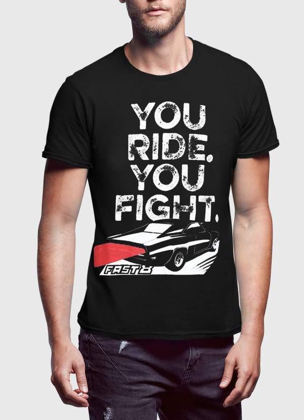 T-shirt Manches Courtes YOU RIDE YOU FIGHT - deslyshopping