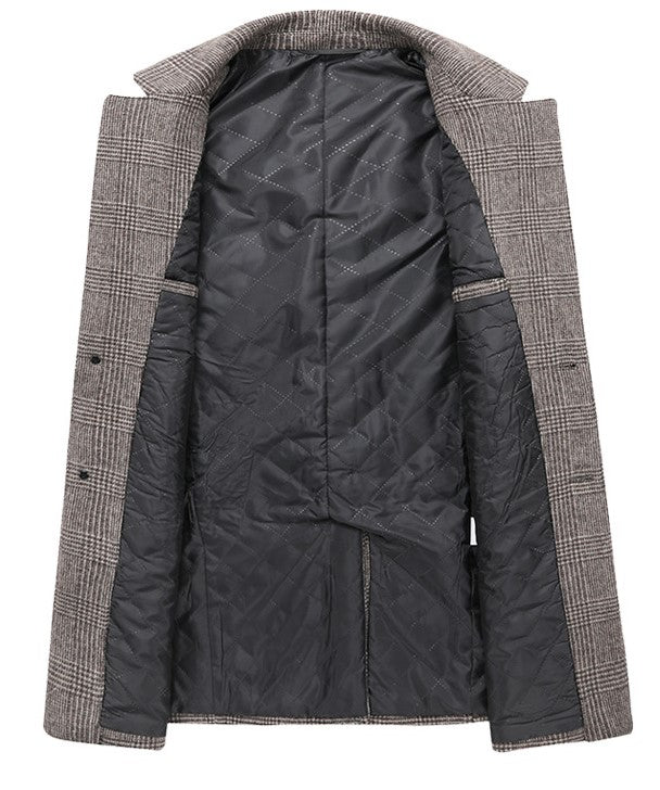 👔 Vestes à Carreaux à Simple Boutonnage - deslyshopping