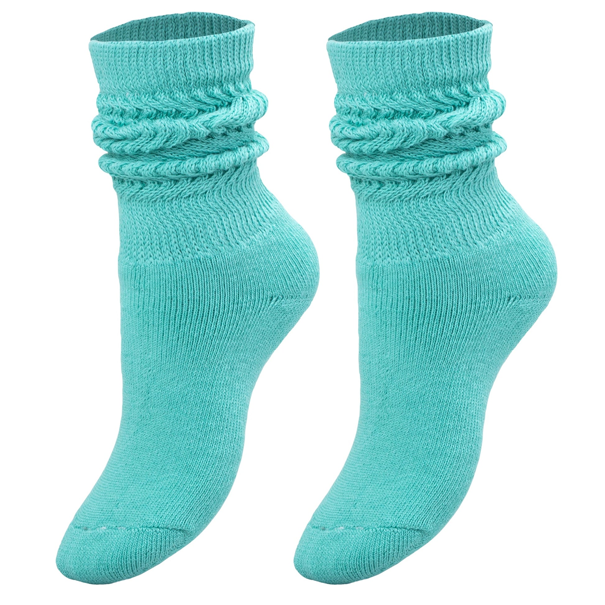 1 Paire de Chaussettes Hautes Bleu Turquoise pour Enfants - deslyshopping