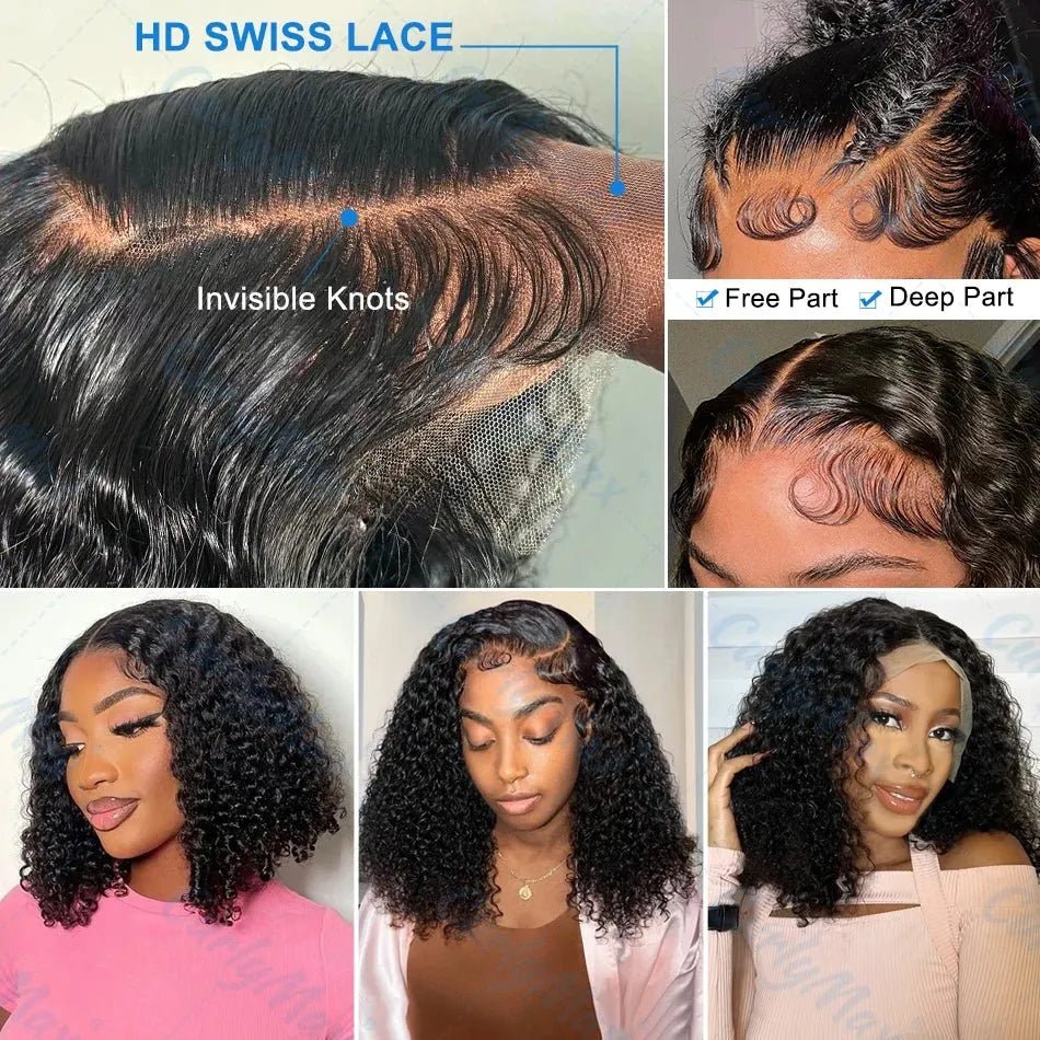 13x4 Lace Frontal Deep Wave 13x6 HD Transparent - deslyshopping