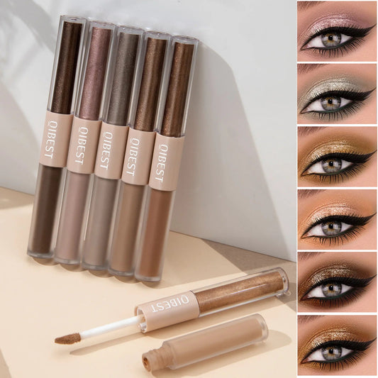 2 en 1 Stick Nacré Mat Fard à Paupières Crème Lisse - deslyshopping