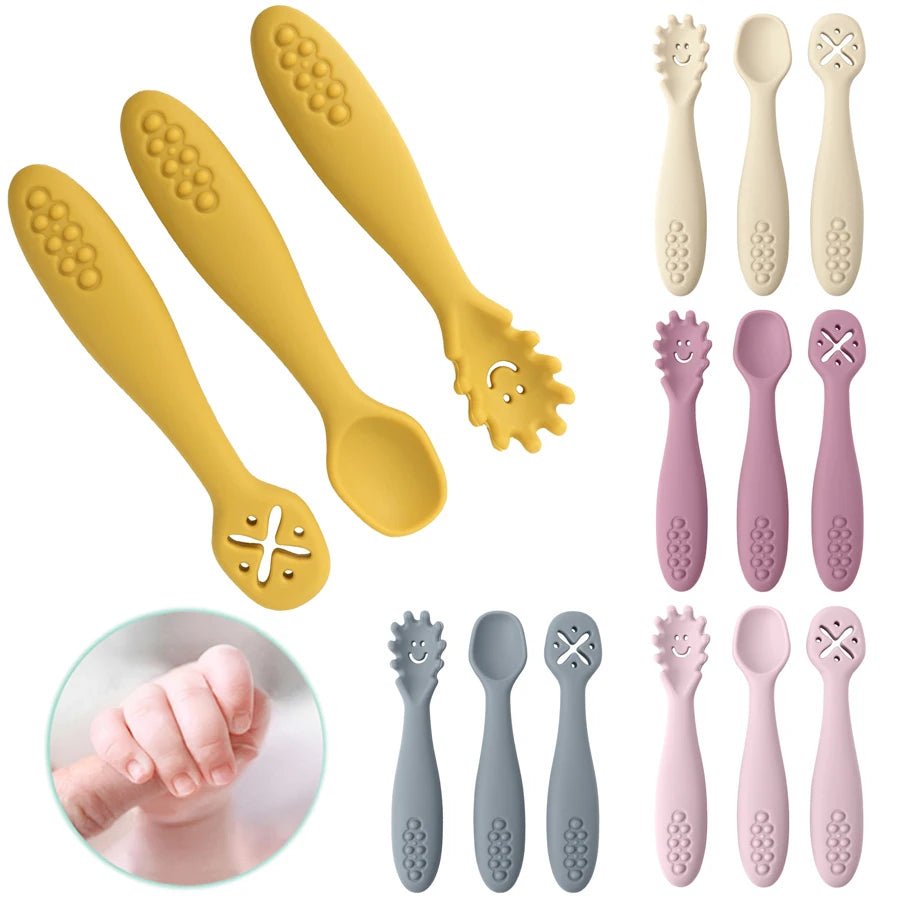 3 Fourchettes et Cuillères en Silicone - deslyshopping