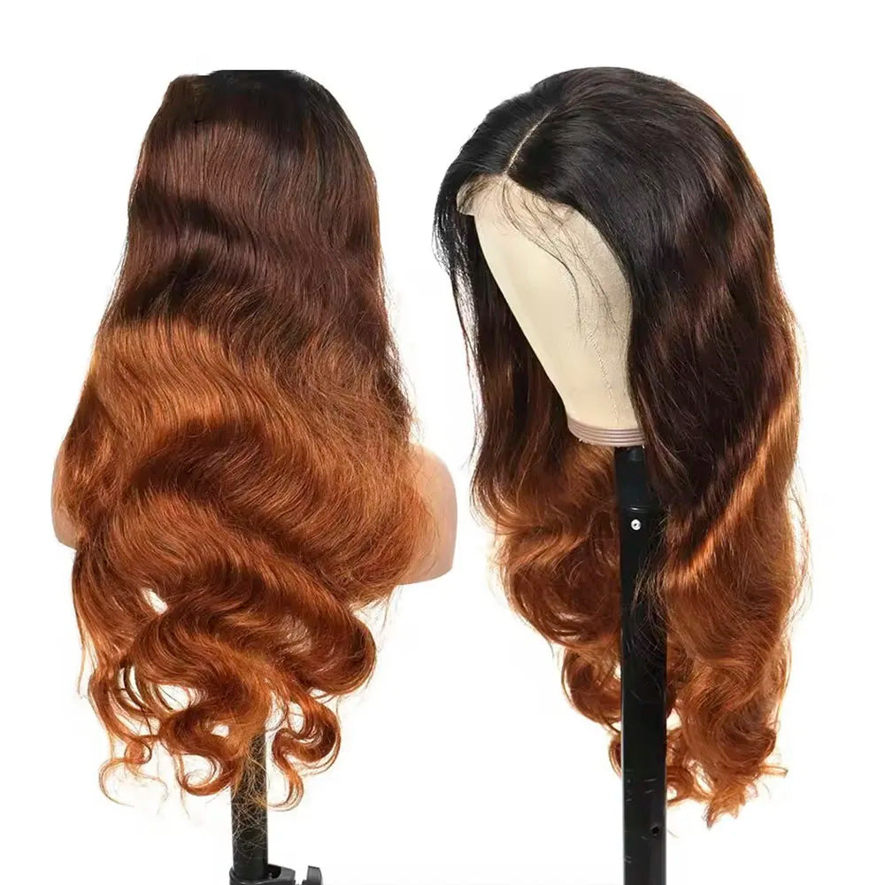 Perruque Body Wave Ombré 13x4 – Cheveux Humains Brésiliens Remy