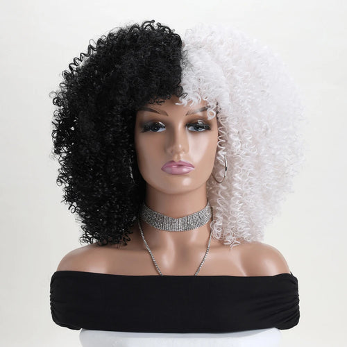 Perruque Afro Crépue Bouclée 16''