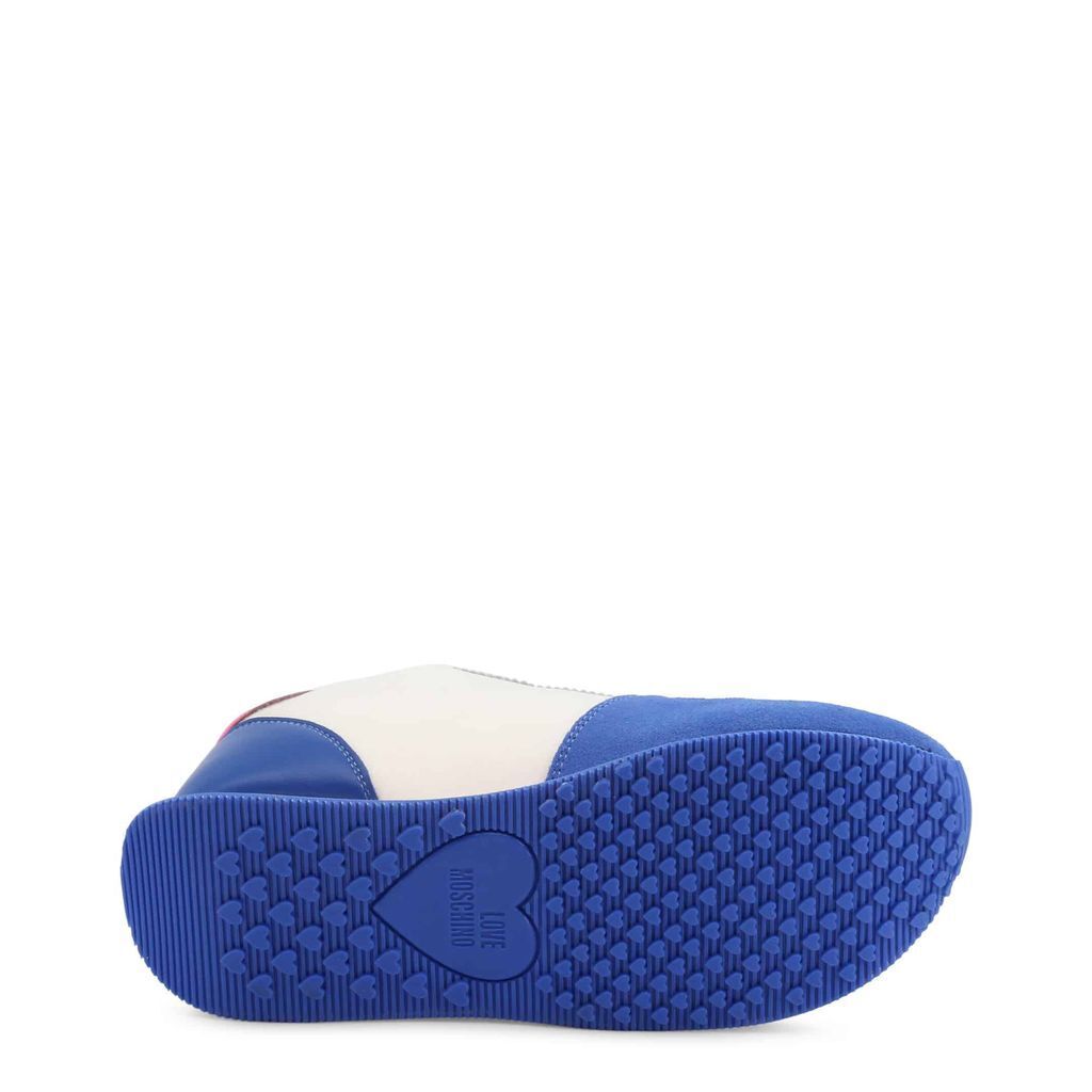 👟 Baskets Blue Heart – Bleu Électrique & Rose - deslyshopping
