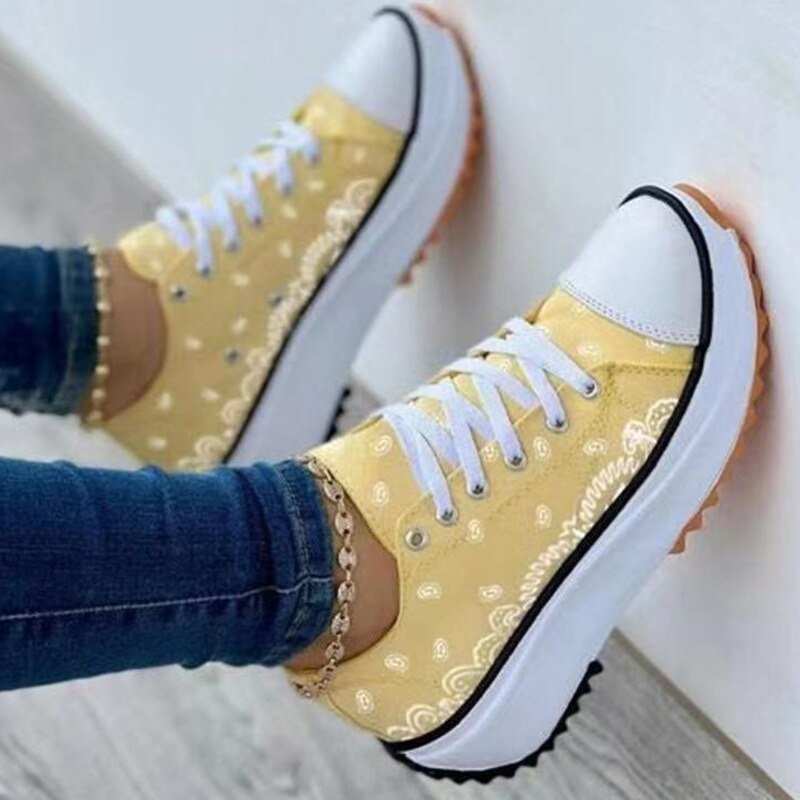 👟 Baskets en toile à motif 2022 – décontractées - deslyshopping