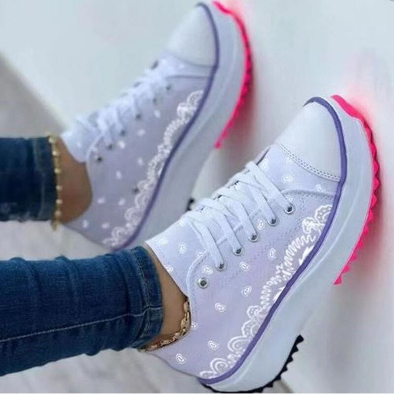 👟 Baskets en toile à motif 2022 – décontractées - deslyshopping