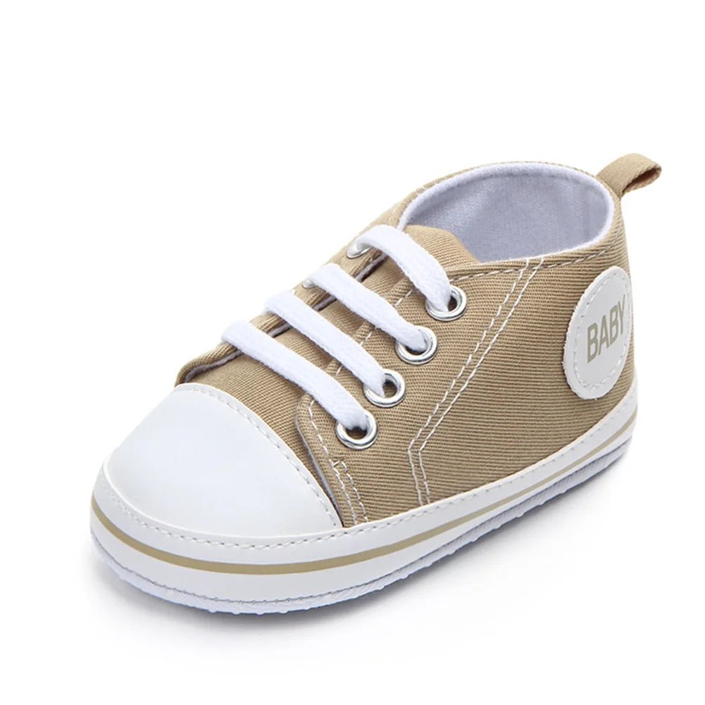 👶 Baskets Premiers Pas en Toile Bébé – Semelle Souple - deslyshopping