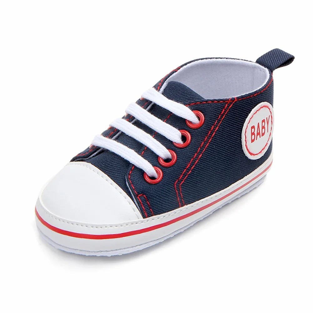 👶 Baskets Premiers Pas en Toile Bébé – Semelle Souple - deslyshopping