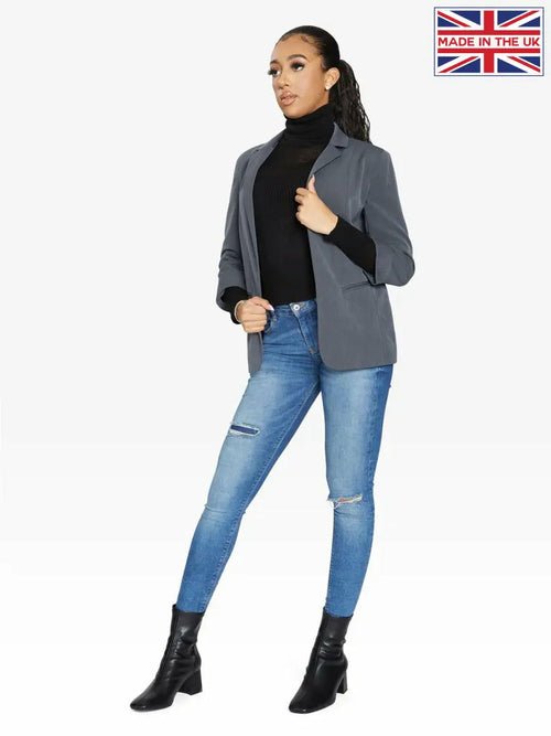 🌸 Blazer Bord à Bord - deslyshopping