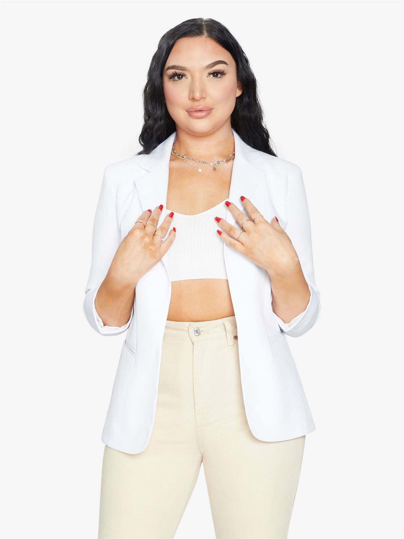 🌸 Blazer Bord à Bord - deslyshopping
