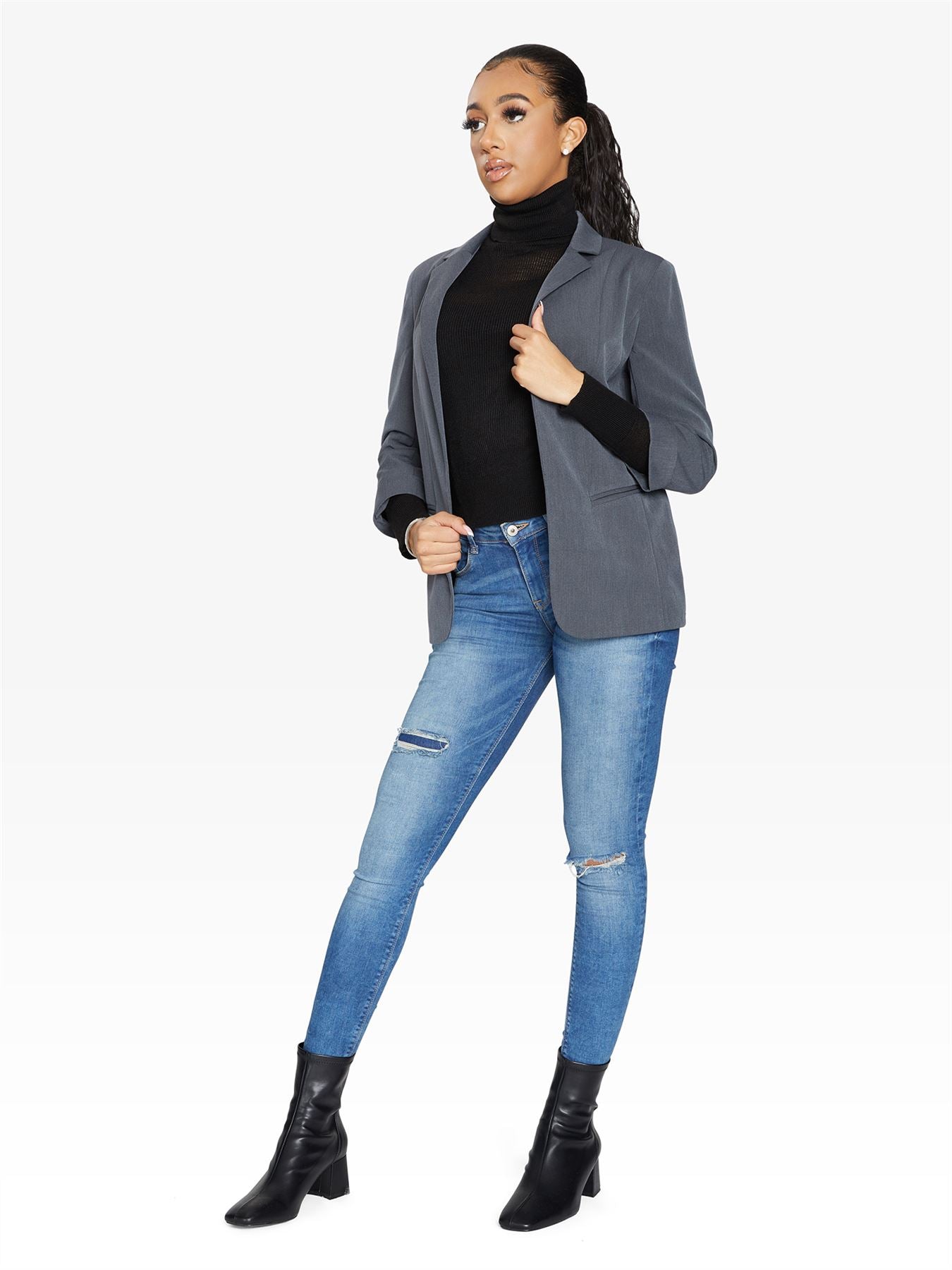 🌸 Blazer Bord à Bord - deslyshopping
