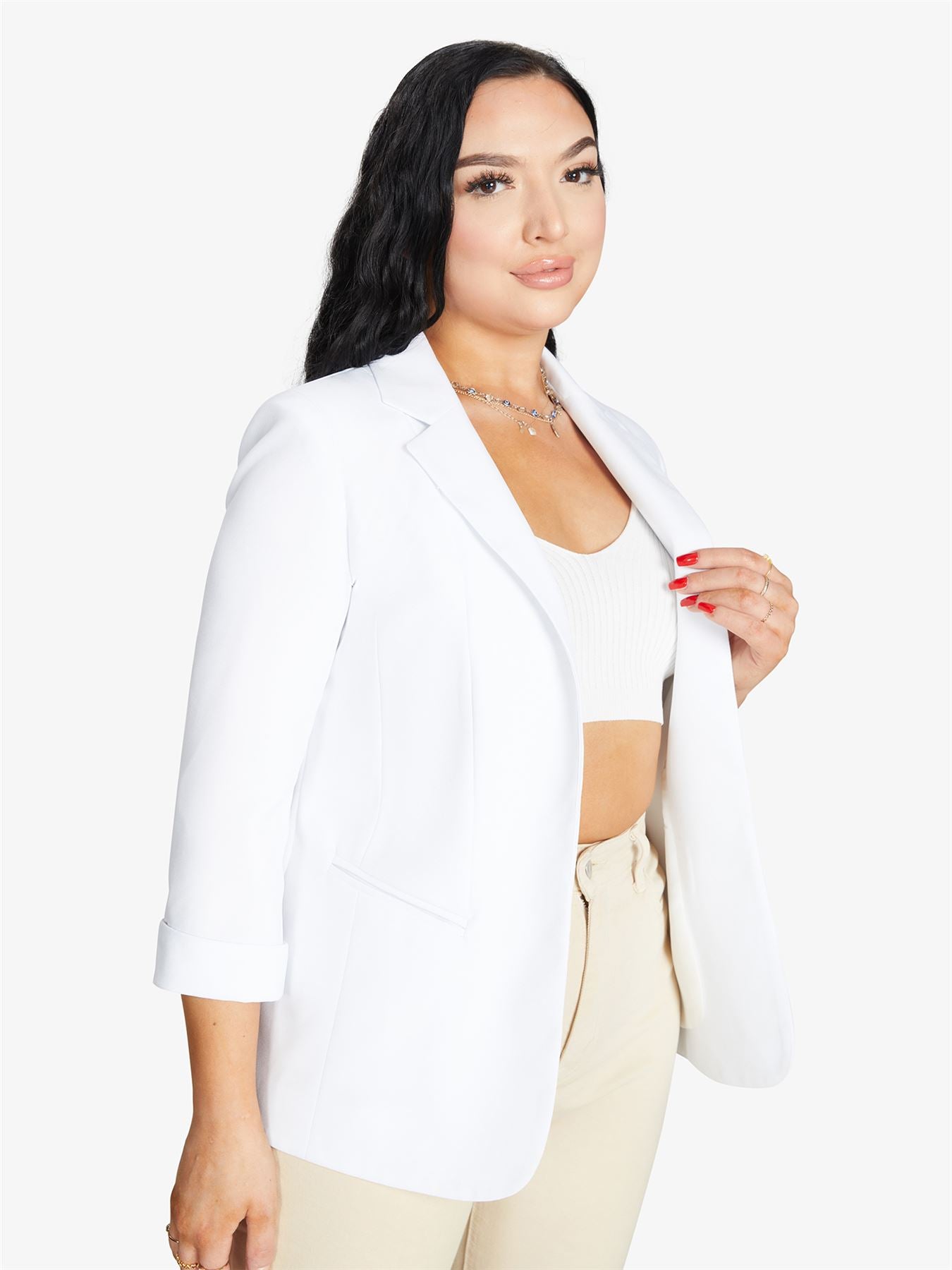 🌸 Blazer Bord à Bord - deslyshopping