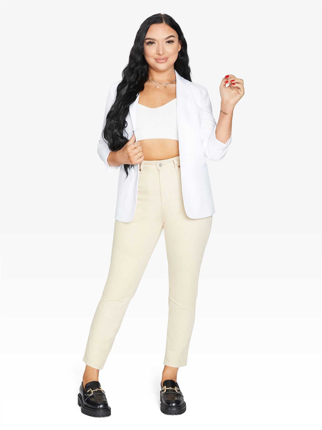 🌸 Blazer Bord à Bord - deslyshopping