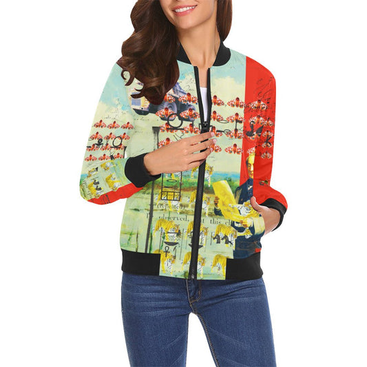 🔥Blouson Aviateur à Imprimé Intégral - deslyshopping