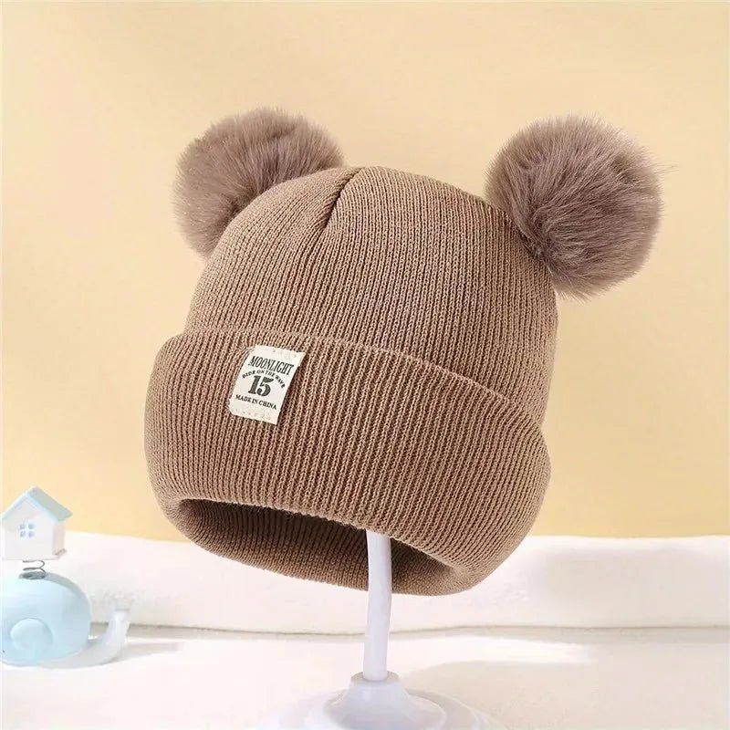 Bonnet tricoté chaud pour bébé - deslyshopping