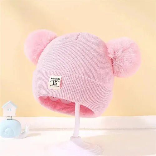 Bonnet tricoté chaud pour bébé - deslyshopping