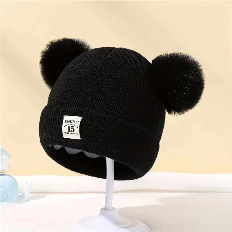 Bonnet tricoté chaud pour bébé - deslyshopping