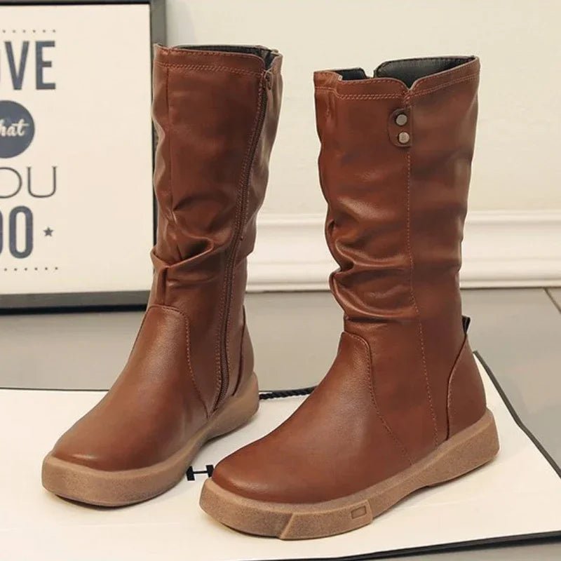 Bottes Hautes Modernes Confort Extérieur - deslyshopping