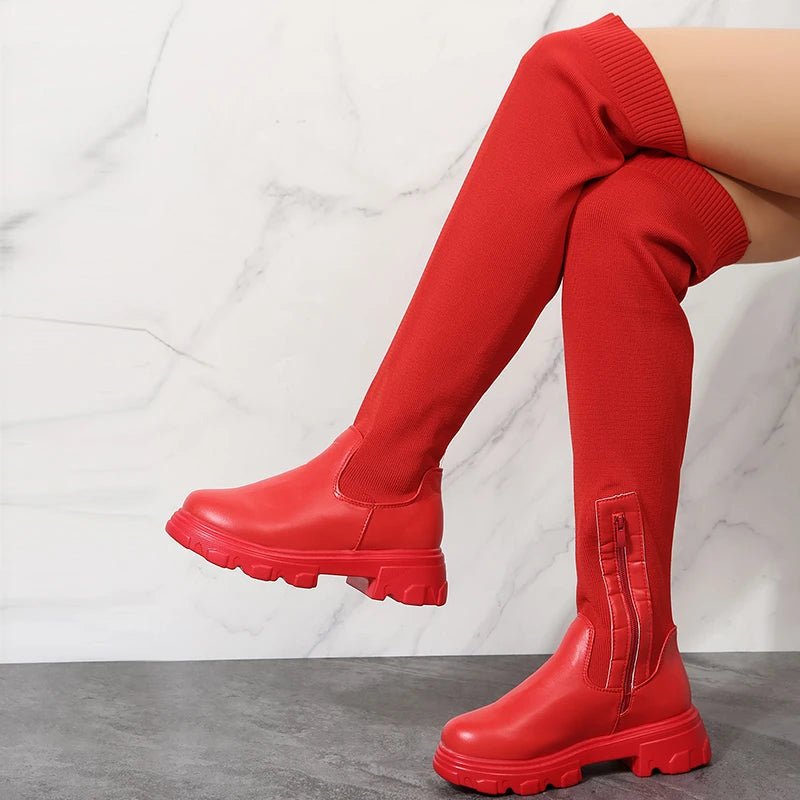 Bottes Hautes pour Femmes au - dessus du Genou - deslyshopping