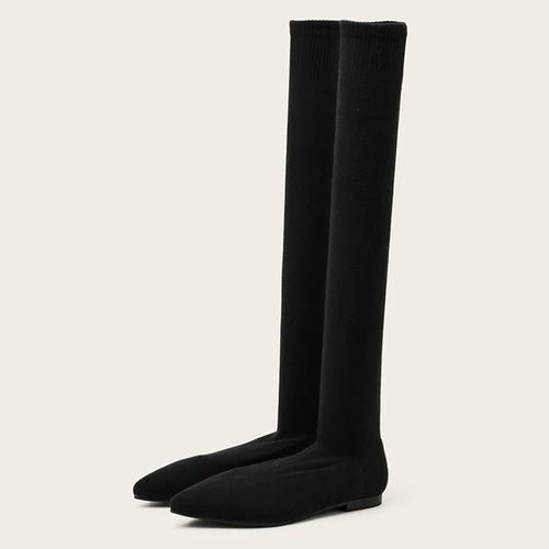 Bottes Longues Slim Jambe Cuissardes Chaussettes Hautes Stretch - deslyshopping
