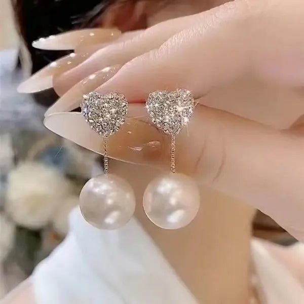 Boucles d'oreilles à tige en cristal - deslyshopping