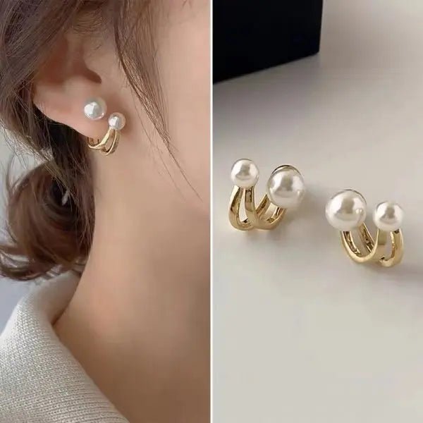 Boucles d'oreilles à tige en cristal - deslyshopping