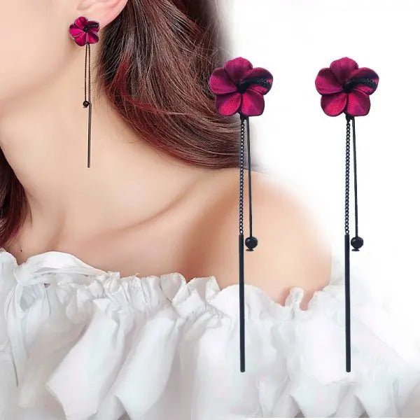 Boucles d'oreilles à tige en cristal - deslyshopping