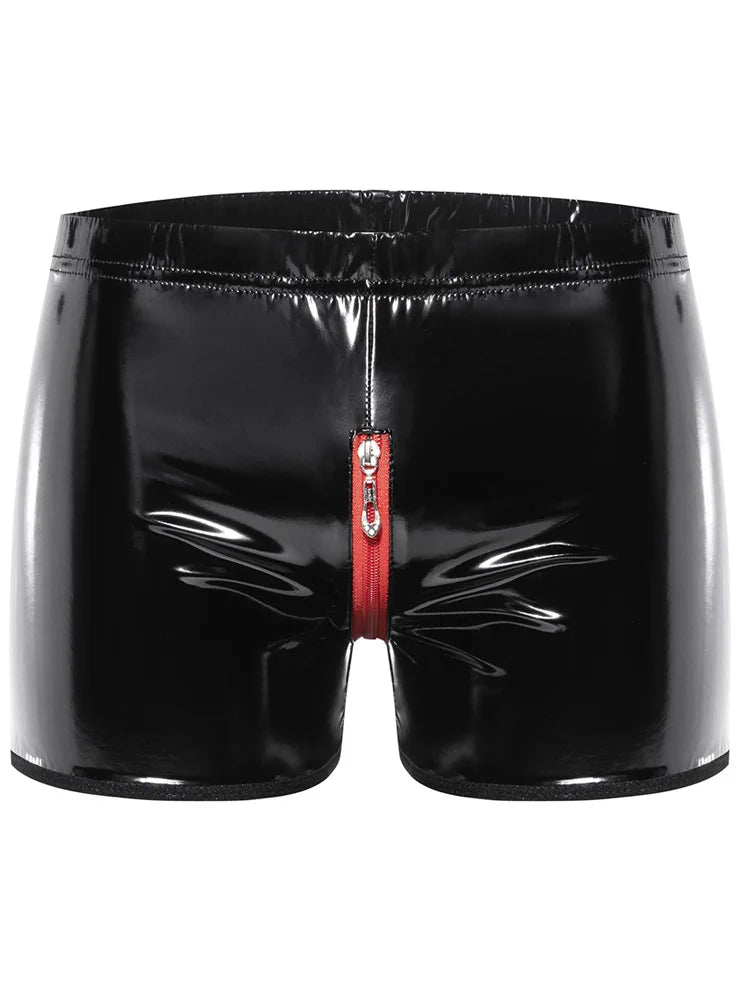 Boxer en similicuir brillant S - 5XL - deslyshopping