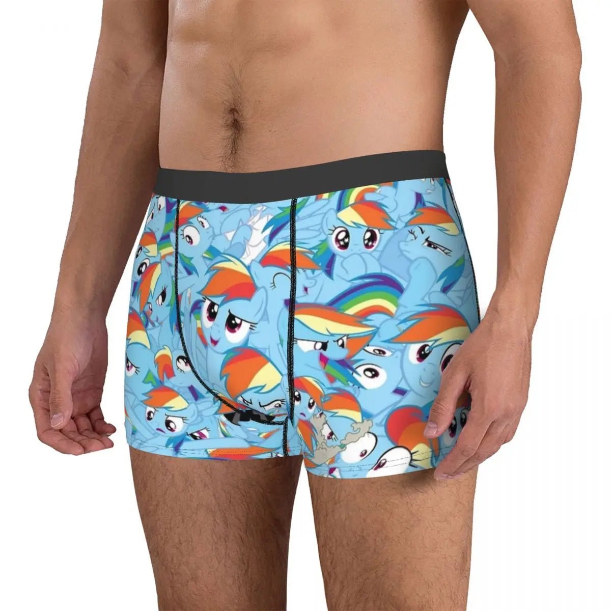 🩲 Boxer Fantaisie Rainbow Dash – My Little Pony 🦄🌈 - deslyshopping