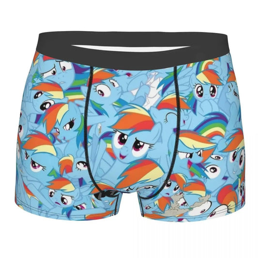 🩲 Boxer Fantaisie Rainbow Dash – My Little Pony 🦄🌈 - deslyshopping