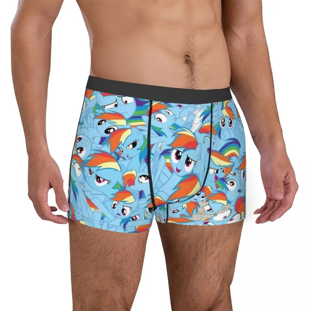 🩲 Boxer Fantaisie Rainbow Dash – My Little Pony 🦄🌈 - deslyshopping