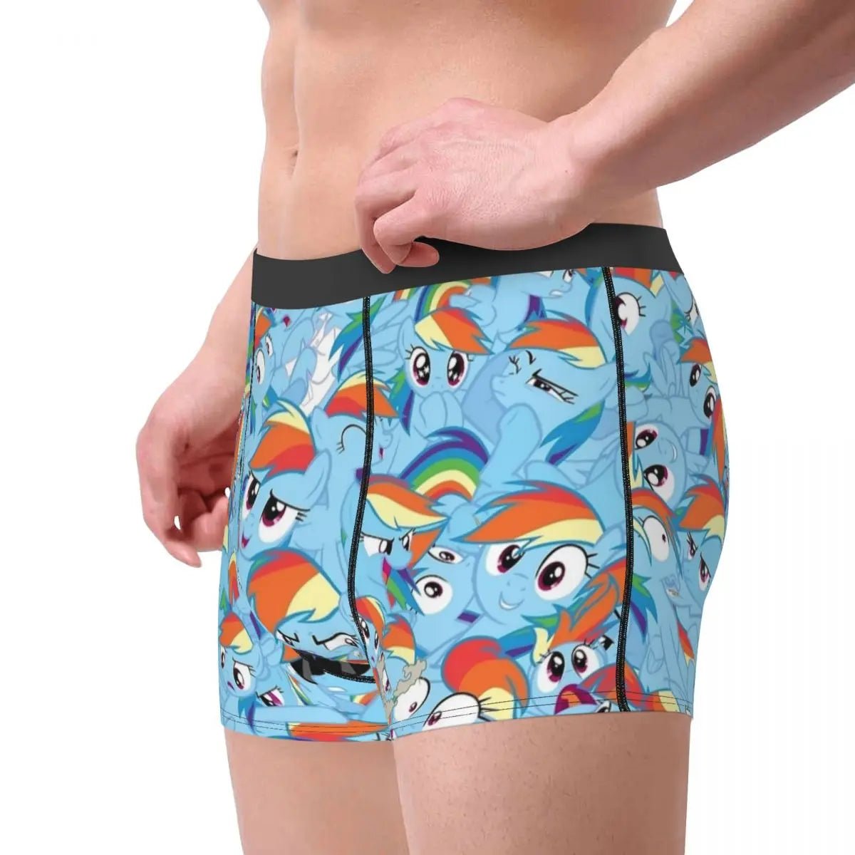 🩲 Boxer Fantaisie Rainbow Dash – My Little Pony 🦄🌈 - deslyshopping