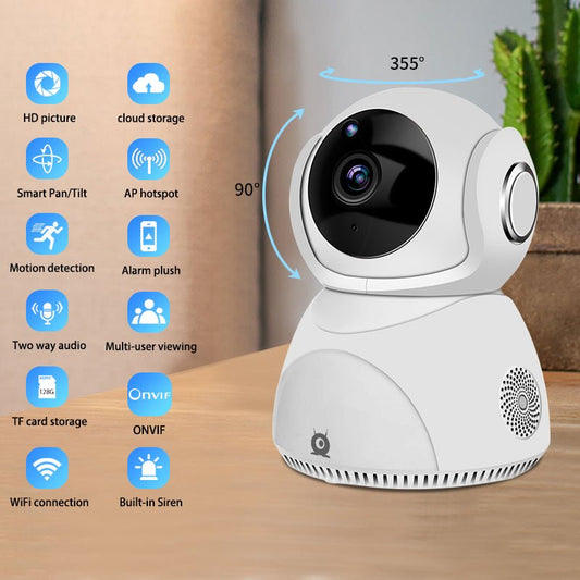 Caméra HD 1080P 360° Panoramique PTZ - deslyshopping