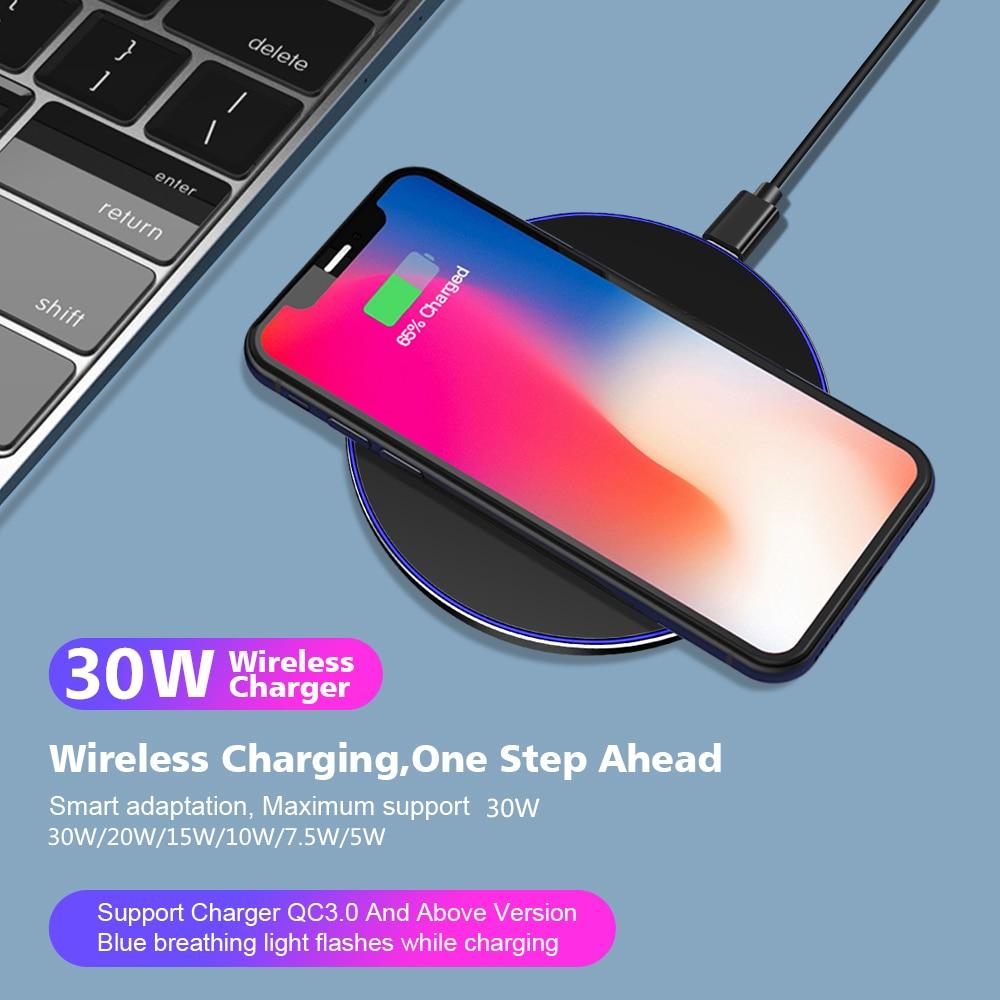 🔋 Chargeur Sans Fil Dragon W9 30W ⚡ - deslyshopping